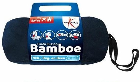 Lucovitaal Bambus Nackenkissen Weiß