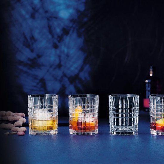 Nachtmann – Square Whisky- und Longdrinkgläser – 12er-Set – Whisky – Longdrink