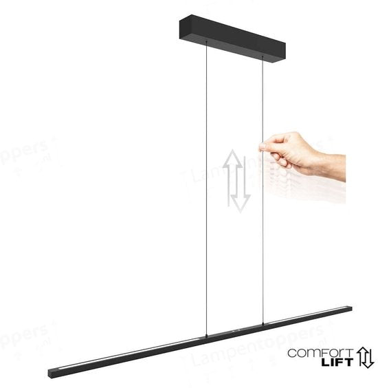 Steinhauer - Pendelleuchte - Bande - schwarz - Metall - Designleuchte - LED - 3995ZW