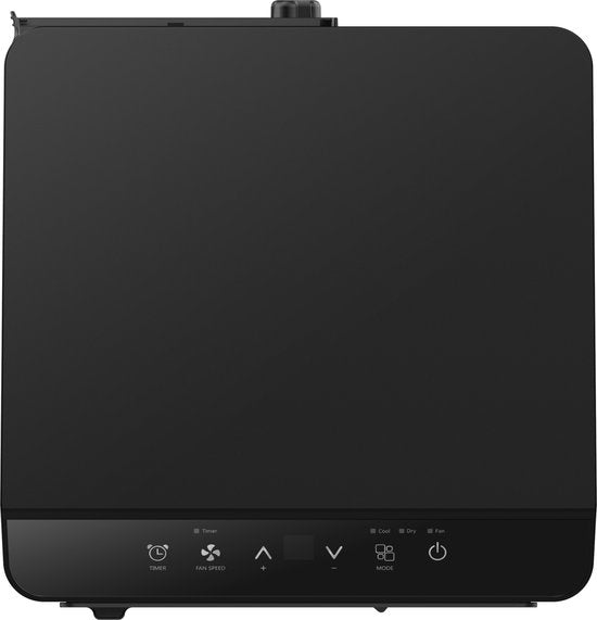 Tomado TMA9002B - Mobiles Klimagerät - 3 in 1 Funktion - Timer - Fensterdichtungsset - 9000 BTU - 80 m3 - Schwarz