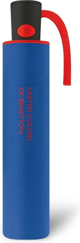 United Colors of Benetton Regenschirm Mini AC - faltbar - Ø 95 cm - Blau