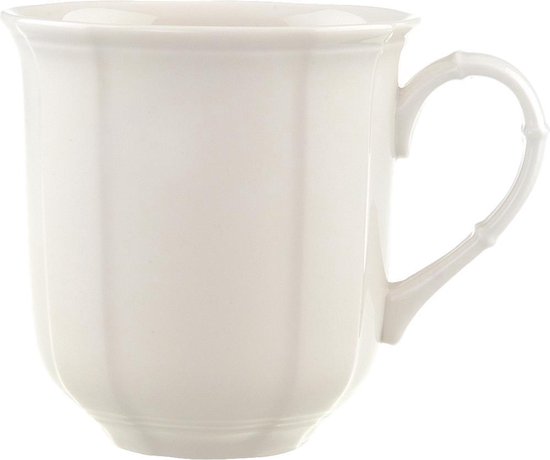 Villeroy & Boch Manoir Becher mit Henkel – 0,30 l – Weiß
