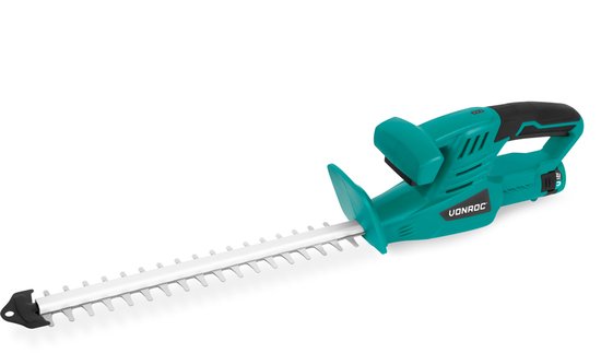 VONROC Akku-Heckenschere 12V - Schnittlänge 350mm - Schnittbreite 12mm - Inkl. Akku und usb-c Kabel