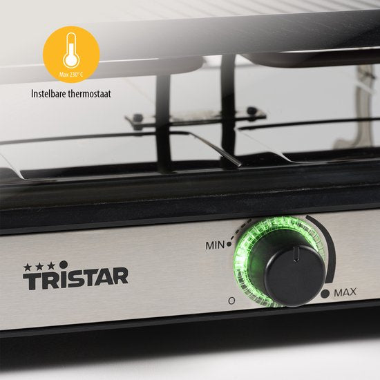 Tristar Gourmet Set - RA-2746 - 1400W - Griddle 8 Personen - Inkl. 8 Pfannen - PFAS-frei