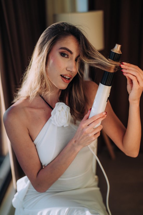 Sansbeauté® 8-in-1 Airstyler - Mit Diffusor - Föhnbürste - Weiß