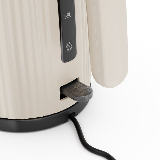 Princess Wasserkocher Wave 236048 - Retro - 1,7 Liter - 2200W - Beige