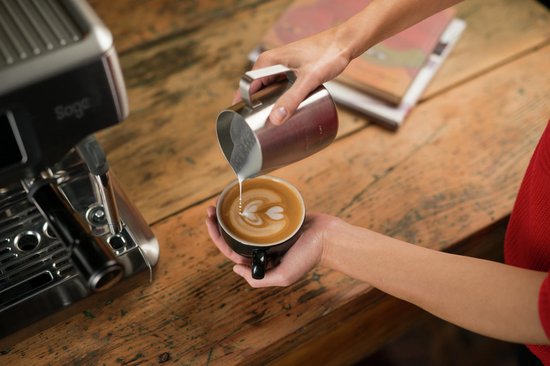 Sage the Barista Touch™ Brushed stainless steel Piston machine