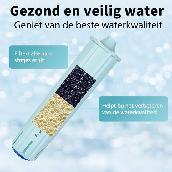 Saaf Filter passend für Jura - 3 Stück - Claris Blue - 71311 - 67007 - Impressa Micro Giga C F J Z - Kalk- und Wasserfilter