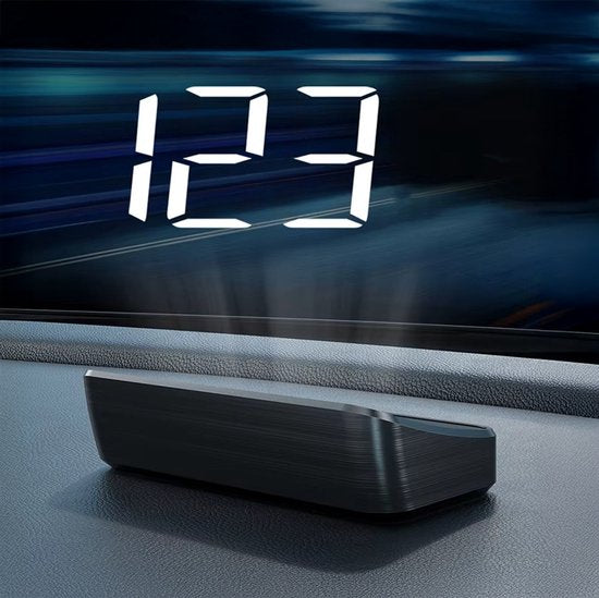 Tech Essentials Automatic - GPS Geschwindigkeitsmesser Auto HUD - USB-C - Weiß - Head Up Displays - Plug and Play