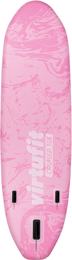 VirtuFit Cruiser Aufblasbares SUP Board 305 cm - Max. 180 kg - Komplettset - Inkl. Kajaksitz, Paddel, Pumpe, Tasche & GoPro Halterung - Stand Up Paddle Board - Pink