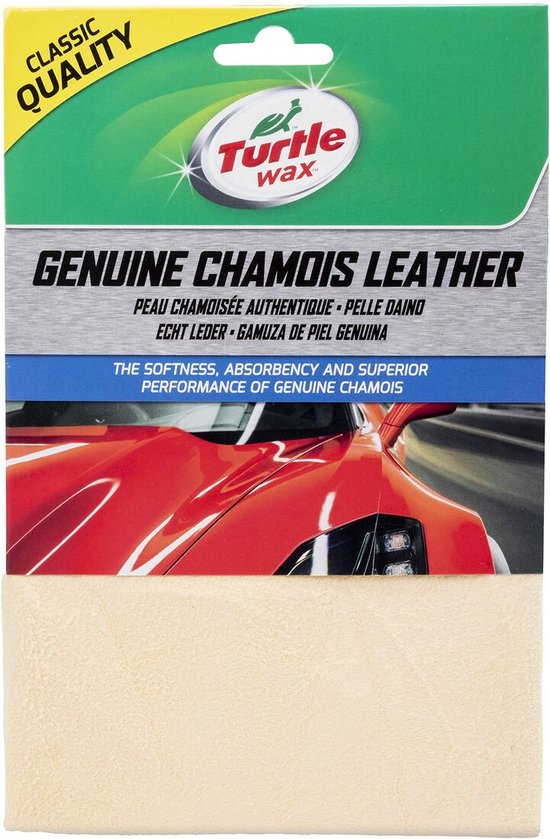 Turtle Wax CL412td Natürliches Chamoisleder - Echtes Chamoisleder - Lederchamois - Echtes Leder
