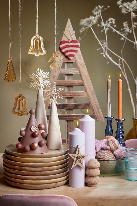 Mica Decorations Duko Teller - Ø30 cm - 100% FSC Mango Holz - Braun