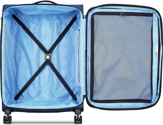 Delsey Paris x United Colors of Benetton BE 4-Rad-Trolley L 76 cm mit Stretch-Faltung
