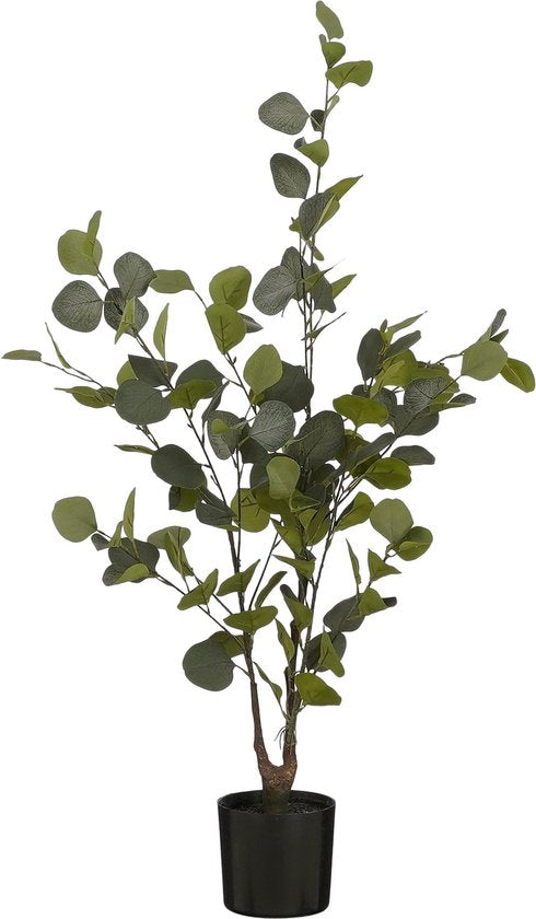 Mica Decorations Eukalyptus-Kunstpflanze im Blumentopf - H95 x Ø55 cm - Grün