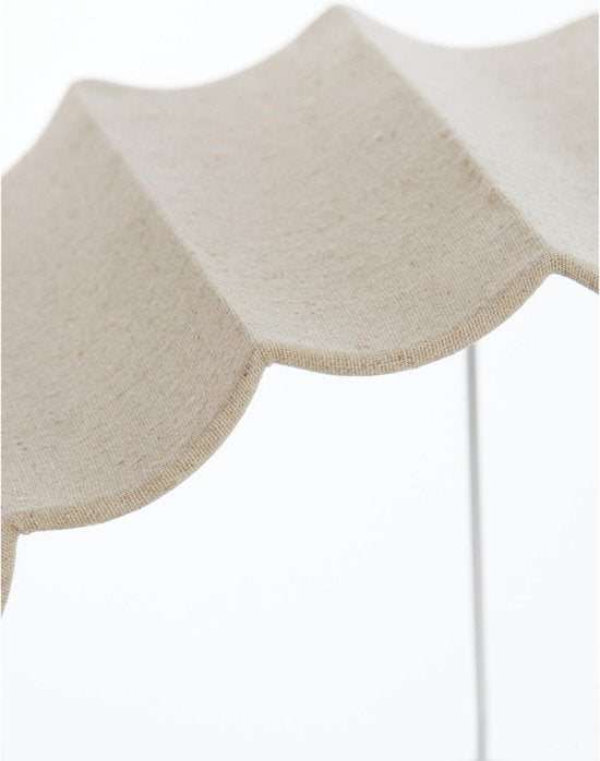 Light & Living Zylinder-Lampenschirm Disli – Creme – Ø 40 cm – Modern