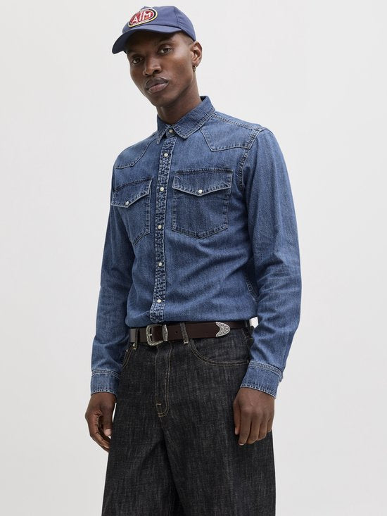 JACK&JONES - JJEWESTERN JJSHIRT AT 187 NOOS - Männer - Hemden