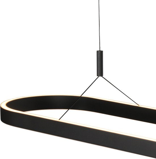 Steinhauer Exclusive - Pendelleuchte - Mykty - schwarz - Metall - Designerleuchte - LED - 4205ZW