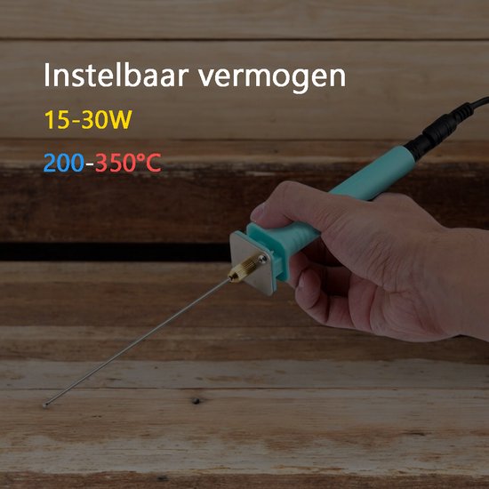 Tech Essentials® Biegbarer Styroporschneider mit Halter - 30W - Verstellbar - Modellierwerkzeuge - Lötkolben - Styroporschneider - Kreiselschnitt - Filament - Tempex - Hobby - Styroporschneider - Schaumstoffschneider