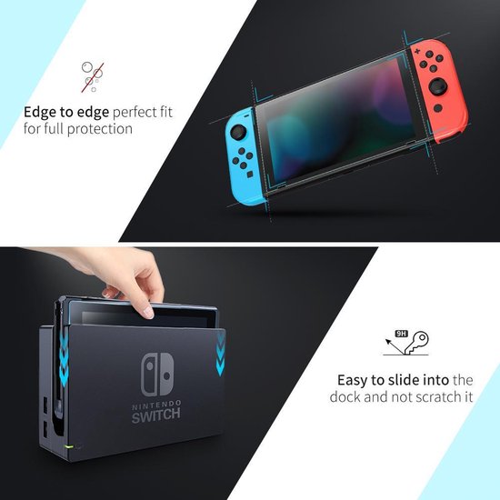 UGreen Bildschirmschutz geeignet für Nintendo Switch gehärtetes Glas 2er-Pack - Duopack