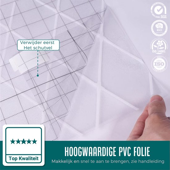 Homewell Fensterfolie HR++ 70x300cm - Solar & Isolierend - Statisch - Fenster