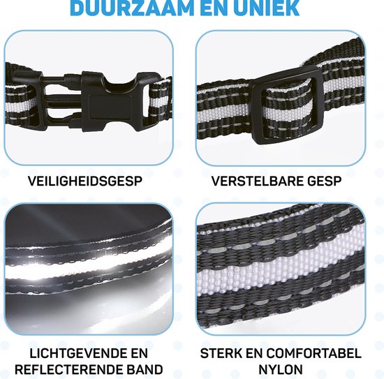 Anti-Bell-Halsband Pro mit LED - Erziehungshalsband ohne Schock - Anti-Bellgerät für kleine und große Hunde - wasserdicht, wiederaufladbar und beleuchtet - Vibration und Audio