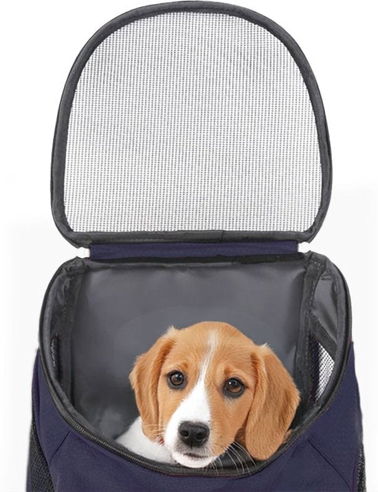 Ceruzo Hunde-Rucksack - Katzen-Rucksack - Max 10 kg- Reisetasche-Tasche -26x33x40cm - Anthrazit
