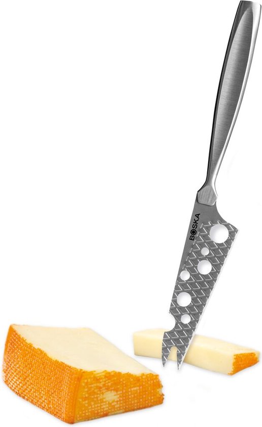 Boska Käsemesser Half Soft Monaco+ No.4 - Käsemesser Weichkäse - Briemesser - Preisträger - Rostfreier Stahl - Spülmaschinenfestes Käsemesser - Küchenutensilien - Küchenzubehör - 10 Jahre Garantie