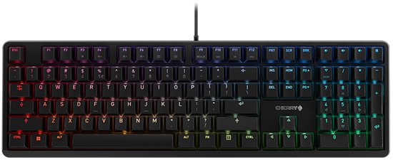CHERRY G80-3000N RGB-Tastatur USB QWERTY Englisch Schwarz
