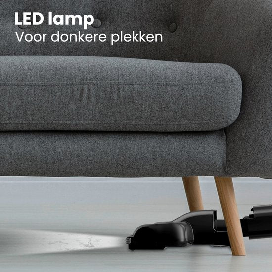 Auronic Stick Staubsauger - Kabellos - Beutellos - Akkubetrieben - Selbstständig - 220W - Extra Akku - Staubsauger - Schwarz