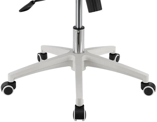 Juskys Ergonomischer Bürostuhl - Baltimore - Weiß / Grau