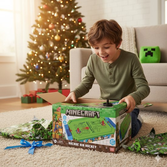 A Ambassador® Minecraft Arcade Air Hockey - Air Hockey - Tischplatte - Brettspiel - Das große Spielzeugbuch 2025