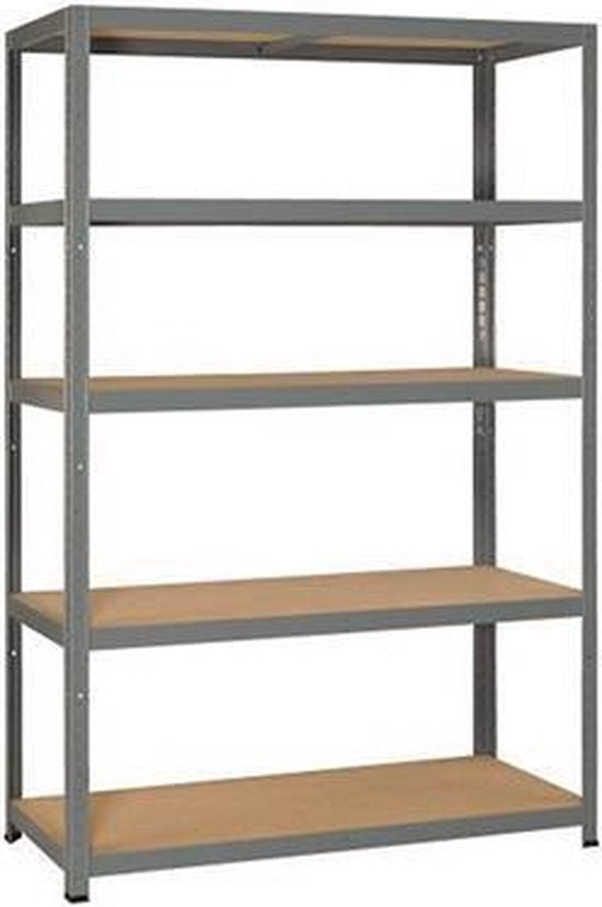 Lagerregal XL - 120 cm breit - 875 kg Tragfähigkeit - 175 kg pro Boden - Extra breit