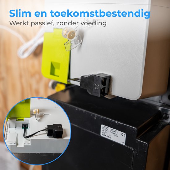 Nuvance P1 Splitter - Passiv - Geeignet für Homewizard - P1 Zähler, Ladesäule, Energiezähler, Smart Meter - RJ12 Port