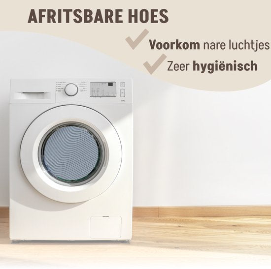 By Cee Cee Original Hundedeckenbank - Hundedeckenbank - Hundekorb - Premium - komplett mit Reißverschluss - Rippengewebe - Dunkelgrau - 90x90 - Größe M