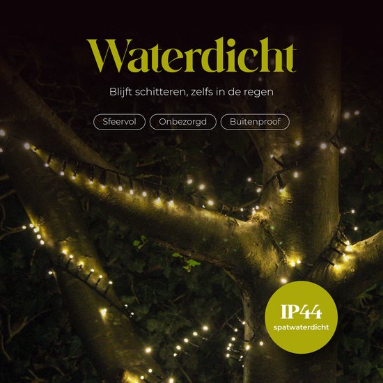 Giftmas Weihnachtsbaumbeleuchtung - Weihnachtsbeleuchtung für den Außenbereich - 24M Lichterketten - 1200 warmweiße LEDs - Innen- und Außenbereich - warme Lichteratmosphäre