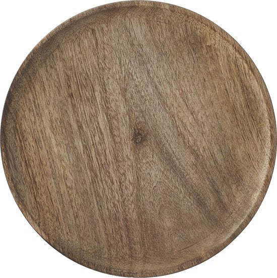 Mica Decorations Duko Teller - Ø30 cm - 100% FSC Mango Holz - Braun