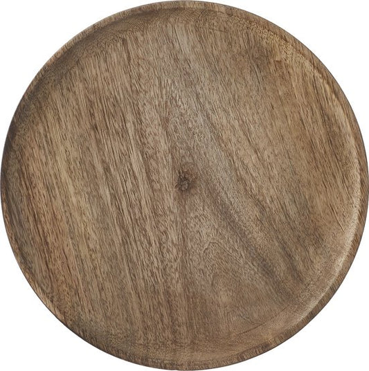 Mica Decorations Duko Teller - Ø30 cm - 100% FSC Mango Holz - Braun