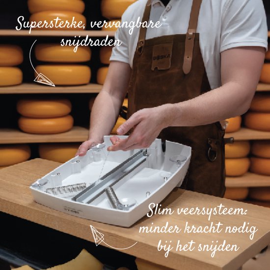 BOSKA Cheese Commander PRO+ - Käseschneider - Profi-Schneider für Weichkäse - Thekengerät - 320x400x125 mm