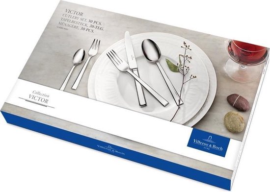 Villeroy & Boch Victor Besteckkassette - 30 Teile - 44 x 28 x 5 cm