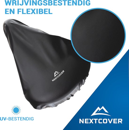 NEXTCOVER® Universal-Sattelüberzug Fahrrad 2er-Set - 100% wasserdichter Sattelüberzug - Sattelüberzug Regen oder Sonnenschein mit UV-Schutz
