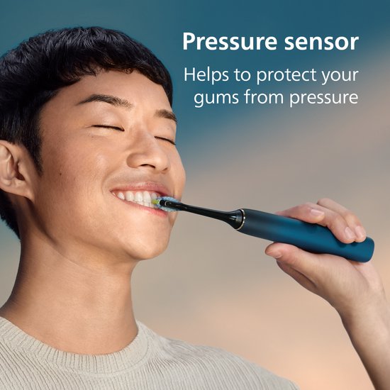 Philips Sonicare DiamondClean - Elektrische Zahnbürste - Aquamarin/Schwarz - Reiseetui - HX9911/88
