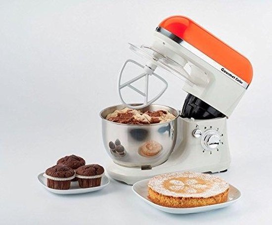 Ariete Gourmet Color 1000W 4l Orange, Weiß Küchenmaschine