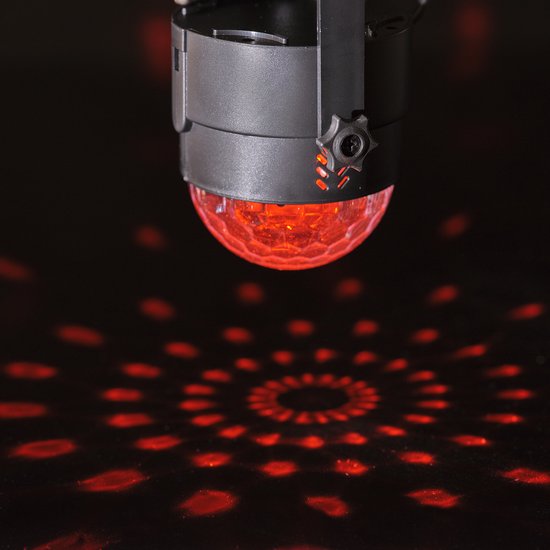 Denver Rotating Disco Light - LED - Discokugel - Musikgesteuert - Fernbedienung - Erwachsene / Kinder - LDB318