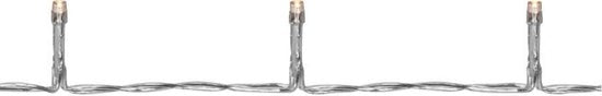 LED-Leuchten - 180 LED - 13,5 Meter - Warmweiß - Transparentes Kabel