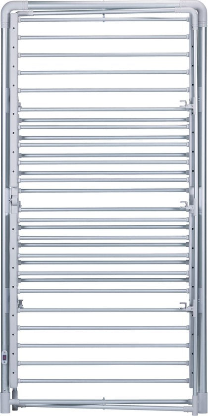 Dirt Devil Elektrischer Wäscheständer mit Heizung - Trockenturm 230W - Stehendes Wäscheständer 21m Trockenraum - IP22 Wasserdicht - 73 x 144 x 68 cm - Aluminium