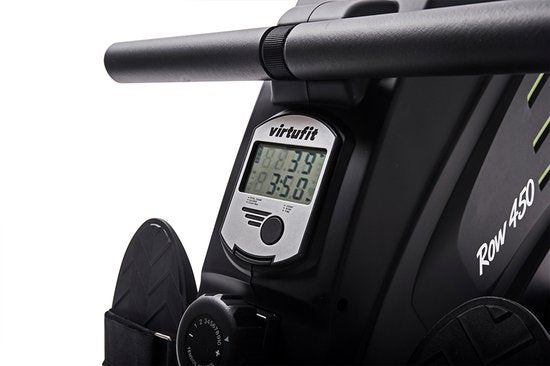 VirtuFit Row 450 Rudergerät - Rudergerät - Silent Magnetic Resistance System - Rudergerät - 10 Widerstände - klappbar - Rudertrainer - inkl. Transportrollen