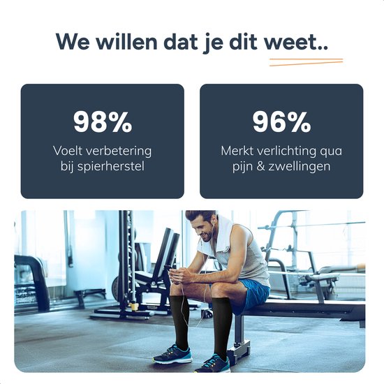 Alyze Kompressionsstrümpfe - Größe 43-46 - Neuropathiesocken - Medizinische Stützstrümpfe - Diabetes - Bett - Schlafsocken - Durchblutung & Laufen - Schwarz - Hoch