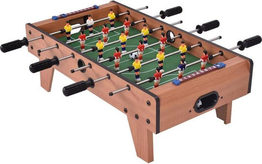 Tischfußballspiel - 68,58cm - Braun - 16-teilig - Tischfußball