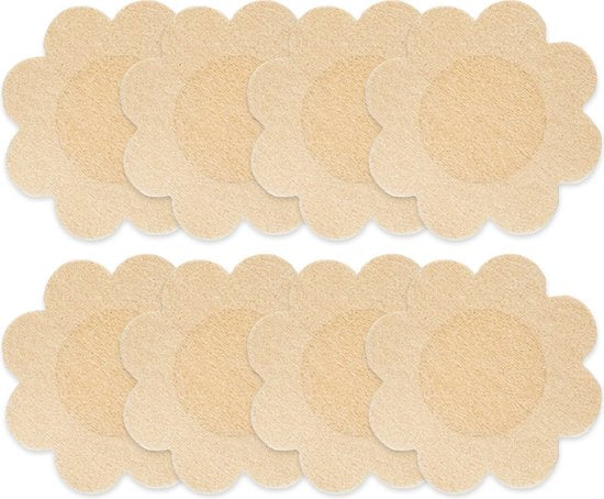 Soft & Silky Nippelabdeckungen - 8 Stück - Nippel - Aufkleber - Aufkleber - Schutz - Abdeckung - Klebe-BH - Tittenklebeband