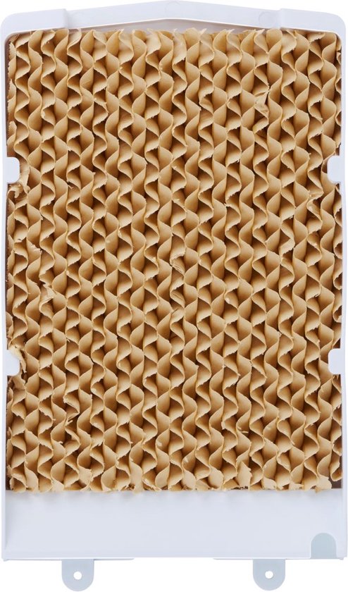 Lifetime Air Luftkühler - 22 x 24 x 53,5 cm- 80W Leistung - Mit 3 Geschwindigkeiten & Timer - Inklusive Kühlelemente & Fernbedienung - Mobil - Weißer Kunststoff
